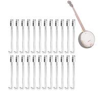 CFTGIW Durable 24Pcs Metal Banjo Hooks Sl hrome-Plated Parts for