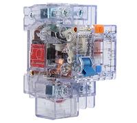 CFTGIW DZ47LE63 1P+ C63 Transparent Household Earth Leakage the System and Life Circuit BreakerEarth Leakage Circuit BreakerTransparent BreakerHousehold BreakerMini