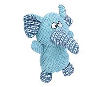 CFTGIW Elephant Dog Squeak TOY Cute Plush Stuffed Puppy Chewing Sound TOY Molar Cleaning Teeth Plush Dog Playing Cute Fun When Away SQUEAKY Bring Extra Elephant