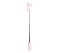CFTGIW Extendable Phone Selfie Stick, Remote Portable Selfie Stick with 7 Sections Extendable Up to 67cm for Photo Video Vlog Live Streaming (Pink)