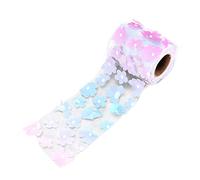 CFTGIW Flowers Tulle Rolls 8cm for DIY Crafts (Gradient Purple) | Premium polyester, multiple colors, perfect for weddings, versatile usage