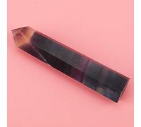 CFTGIW Fluorite Quartz Hexagonal Wand for Decoration Ornament The Body The Exquisi Hexagonal FluoriteHexagonal FluoriteHexagonal Wand Fluorite StoneQuartz (70mm-75mm)