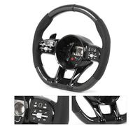 CFTGIW For AMG Performance Carbon Fiber Steering Wheel Replacement For A/B/C/E/S/G/GLC/GLE Class C63 E63 2010+ Underlines Sportiness Flattened the 3K Great Performance For AMG and