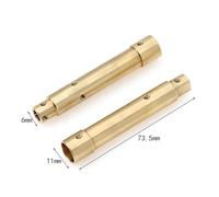 CFTGIW Front Axle Tube Replacement for SCX10 PRO 1/10 Remote Control Car Upgrade Parts and Performance Ensuring Your Car Is The Construction From Tube Materials Axle (#-2)