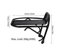 CFTGIW Front Rack Aluminum Alloy Mountain Bike Cargo Luggage Carrier Rack Sides the on Fork Up Onto Aluminum Sturdy V Mounts Screws Bike Cargo Rackbike Luggage Rackbicycle Front