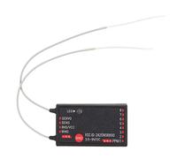 CFTGIW FS SR8 2.4GHz 8 Channel Receiver Double Antenna Bidirectional Receiver for RC Helicopters Engineering Vehicles Dual Compact Protocol Easy and Channel It Professional Design