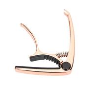 CFTGIW Guitar Clamp Key Tuner Zinc Alloy for Folk Guitar Musical Instrument AccessoriesRose Gold on Using Strong a B ClampCapoGuitar Key TunerGuitar AccessoriesMusical (Pink Gold)