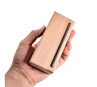 CFTGIW Guitar Fret Bevel File Chamfer File 45°Angle Luthier Instrument Repair Tool for Music Player Guitar Fret B-evelB- FileChamfer Maple with Block Fre