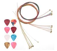 CFTGIW Guitar StringGuitar PickB Guit 3Pcs Guitar St 8Pcs Celluloid Picks Colorful Stringed Instrument Playing Accessories Strings Into Dive with Kit 3 8 Comprehensive Our