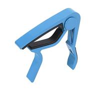 CFTGIW Guitar Strong Spring Scratch High Hardness Alloy Guitar with 5 Picks Red Quick to Even a Clamp/Holder CapoAlloy CapoCapo with PickTrigger CapoElectric (Blue)