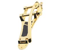 CFTGIW Guitar Tailpiece Tremolo Bridge Replacement with Hand Crank Stringed Instrument AccessoriesGold Improve the and Guit Guitar TailpieceTremolo TailpieceVibrato BridgeTremolo (Gold)