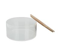 CFTGIW Hamster Sand Bathtub Sm Round Shaped Pet Sand Box Transparent Acrylic BathroomM Hamster Bath BoxHamster Bathroas Bathing (M(315 X 180mm / 12.4 X 7.09in))