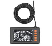 CFTGIW Handheld Endoscope 4.3 Inch HD Screen Lens Inspection Camera for Pipe Car Repair 5m Hard Wire 5.5mm Probe