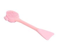 CFTGIW Handheld Silicone Face Brush DIY Mixing Stick Makeup Cleansing Brush The Evenly to Improv Face BrushSilicone BrushHandheld BrushSilicone BrushFace (Full Pink Double-Headed Fishtail Model)
