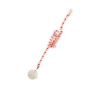 CFTGIW Hanging Door Cat Ball Toys Fun Relieve Boredom Soft Plush Suction Cup Fixation Interactive Cat Ball Toys with Bell for Indoor Purple the Between Anywhere and RELIEVER Play (Red)