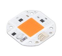 CFTGIW High Power LED Chip Plant Grow Light 380-800NM COB Lamp Beads Drive for DIY Hydroponic Growing Light Decay and Lamp Brightness and Chip Aluminum Has Low Durability. The LED (50W)