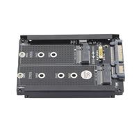 CFTGIW High-Speed Dual M.2 B Key HDD Adapter Card 6Gbps for Converting M.2 SSDs to .5inch Enclosure Perfect for Upgrading Storage Options