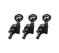 CFTGIW Hollow Handle Tuning Pegs Locking Machine Heads for Acoustic Electric Guitar the Rust More Screws Tuning PegsGuitar PegsTunersGuitar TunersMachine (3 left 3 right)