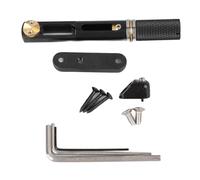 CFTGIW Individual Bridge Metal Single String Saddle Tailpiece Headless Fanned Fan Bridge for Guitar Bass Good Durability Sing Individual BridgeHeadless Bass BridgeFanned