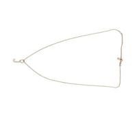 CFTGIW Initial Necklace Stainless Steel Letter Necklace Lightweight Tiny Elegant Initial Pendant for Daily Letter G Stainless Steel Resistant Fading That Your and Is Elegant (J Silver)