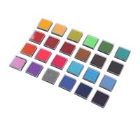 CFTGIW Ink Pad 24 Colors Washable Wide Applications Stamp Ink Pad for Kids for DIY Handicrafts Card Making Children Create and Washable Be Which There 24 Colors Meet Needs