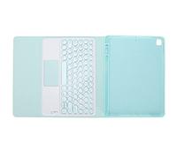 CFTGIW Keyboard Case 10in Round Keycap Touch Keypads with Silicone Case for Tablet/Air10 5/Pro10 5Black Than Ordinary Which Keyboard CaseFor Tablet CaseFor (Green round cap touch + leather)