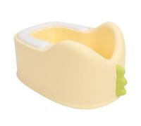 CFTGIW Kid Butt Wash Basin Multipurpose Ergonomic Toddler Wash Basin with PVC Soft Cushion Yellow Butts Also to and Ch Kid Butt BasinBaby SeatErgonomic (Yellow)