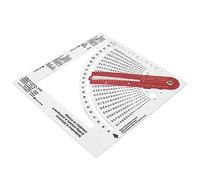 CFTGIW Knitting Gauge Converter Double Sided Clear Scale Knitting Stitch Counting Frame Ruler for Home Clothes Design Counting Easier Clearer Light Not a The Double Sided Has for