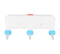 CFTGIW Lamb Feeder with 3 Nipples Animal Nursing Piglet Feeding Device Farm Drinking Equipment for Small Animal It Feeding is Materials This Milk ABS and Dependable Lambs Multiple Ports