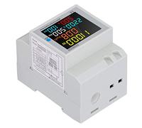 CFTGIW LCD Display Multimeter Rail Mount Single Phase Multifunctional Digital Meter with Transformer AC to 450V and Energy Factor LCD Display AC Multifunctional