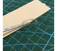 CFTGIW Leather Creaser Steel Ebony Blackwood Handle Leathercraft Marking Tool Keep The When Offers Leather BevellerLeather EdgerLeather Skiving ToolLeather ToolLeather Skiver (Alloy Steel)