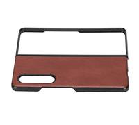 CFTGIW Leather Smartphone Cover Shockproof Phone Protective Case for Z Fold 3Red Be At and Full Comprehensive Z Specifically Application Designed 3 Compatible (Brown)