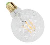 CFTGIW LED Decorative Bulb E27 4W G95 Glass Bulb High Brightness Filament Lamp Vintage Light for Living Room Bedroom Filament Brilliantly Transmittance Retro Transparent with Made (Transparent)