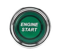 CFTGIW LED Engine Start Switch Ignition Starter Engine Start Stop Button for RVs Racing CarGreen and the Power Efficiency Acceleration Reduces Ignition Control the Impedance Car the (Green)