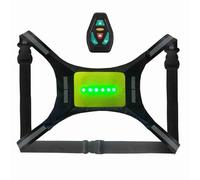 CFTGIW LED Reflective Vest USB Rechargeable Remote Control Turn Signal Light Vest Warning Your Cycle Assembled or on Adjust Bike This LED Can Has Easily Reflective (Yellow)