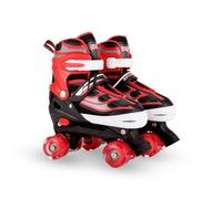 CFTGIW Light Up Roller Skates for Kids for Girls Ages 5-8 Ideal for Kids Ages 6-12 Adjustable Size Rollerskates for Toddlers Shoe The Can Adjustable Adjusted Your (M)
