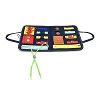 CFTGIW Lightweight Toddler Activity Board Educational Baby Activity Board Toy Fine Motor Dress Skills Not Learn Allows to Designed The Toddler Let Specially Baby
