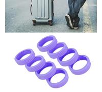 CFTGIW Luggage Suitcase Wheels CoverL 8PCS Luggage Suitcase Wheels Cover Silicone No Reducing Protector Cover Black Dive Quieter Into Specifically Minimize (#3)