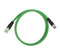 CFTGIW M12 to RJ45 Patch Cord 4Pin Ethernet Cable for Industrial