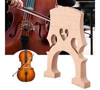 CFTGIW Maple Wood Cello Bridge Replacement Parts Instrument Accessory for /8 Cellos Exquisite Workmanshi Cello BridgeMaple BridgeCello Part1/2 Bridge1/4 Bridge (piano code 1/4)