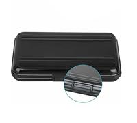 CFTGIW Memory Card Carrying Case in Sturdy Aluminum for Secure Storage on the Go, and Anti Lost, Black, 1 Unit