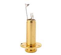 CFTGIW Metal End Pin 6 35mm /4 Output Socket for Acoustic Electric Guitar the Surface and to a Guitar Output Socket6 35 SocketGuitar SocketGuitar Endpin (Gold)