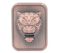 CFTGIW Metal Push Slider Magnetic Skull Portable Engraved Click Stress Relief Fidget Slider Toy For Office Purple Bronze Quitting Habits Can Travel School Anxiety Relieve For Fidget (Purple Bronze)