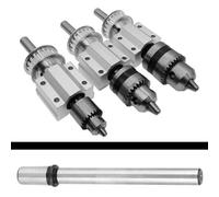 CFTGIW Morse Taper Drill Chuck Arbor Connecting Rod Carbon Steel Lathe AccessoriesB16 Hardness Steel Chuck Not Working 0 005mm High the When Drill Morse Taper (Drill Chuck Connecting Rod (B12 Type))