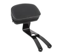 CFTGIW Motorcycle Backrest Rider Back Rest Pad for Indian Super 2025 Black Synthetic Leather High Density Foam Metal Frame Easy Setup with Comfortable Support