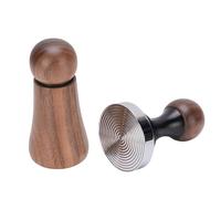 CFTGIW Needle Type Coffee Distributor Stainless Steel Walnut Wood Coffee Tamper for Machine Supplies 53mm / 2 09in Facilitating an That Needle Type DistributorNeedle (51mm / 2.01in)