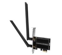 CFTGIW Network Card Desktop Dual Band Adapter with 8DB Antenna Extension Cable AX3000 PCIE The Supports Standard?WiFi Standard Adapter PCI?E AX3000 Dual?band Two