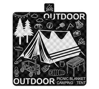 CFTGIW Outdoor Camping Floor Mat Thicken Picnic Mat Wear-Resistant Pongee Ground Multifunctional Moisture-Proof Ground for Hiking Fuller Thicker Making Bottom and (Type C)