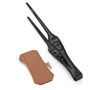 CFTGIW Outdoor Cooking Clamp/Holder Stainless Steel Foods Tongs Barbecue Steak Clamp Travelling Picnic Camping Cookware Supplies Light and to The a Material Fine Made of Using Steel Easy