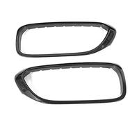 CFTGIW Pair Grill Insert Trim Cover Dry Carbon Fiber Grille Guard Left Right Fit for 5 Series G30 G38 17-20 Grill Insert TrimFront Frame CoverGrille CoverGrill Frame